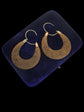 VICTORIAN HAIRWORK CREOLE EARRINGS