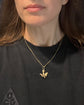 ANTIQUE 15CT GOLD DOVE BIRD PENDANT