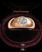 VICTORIAN DIAMOND & 18CT GOLD FLUSH SET RING