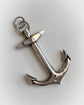 SUPERSIZED VICTORIAN SILVER ANCHOR PENDANT