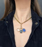 VICTORIAN BRIGHT BLUE BEE ‘INDUSTRY’ TASSIE INTAGLIO PENDANT