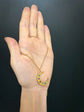 ANTIQUE GEM SET  ‘DEAREST’ CRESCENT PENDANT