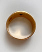 ANTIQUE 18CT GOLD & DIAMOND CHUNKY CIGAR BAND RING