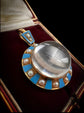 LARGE SCALE VICTORIAN ROCK CRYSTAL DOME PENDANT