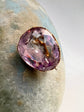 ANTIQUE LARGE AMETHYST LACE PIN