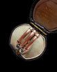 VICTORIAN ELEPHANT HAIR & GOLD MULTI BAND RING