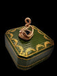 VICTORIAN SNAKE FOB WITH REBUS INTAGLIO