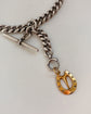 VICTORIAN 18CT GOLD & DIAMOND HORSESHOE PENDANT