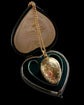 ANTIQUE SILVER GILDED EGG PENDANT