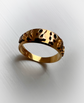 VICTORIAN 18CT GOLD MIZPAH RING
