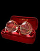 VICTORIAN HIGH CARAT GOLD POOL OF LIGHT EARRINGS