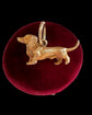 ANTIQUE 9CT GOLD DACHSHUND DOG PENDANT