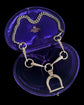 VINTAGE SILVER HORSE BIT & STIRRUP NECKLACE