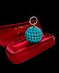 VICTORIAN PAVÉ TURQUOISE SPHERE PENDANT
