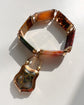 VICTORIAN MULTI AGATE BRACELET & PADLOCK