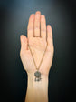 (SALE) VICTORIAN CUT STEEL ‘FAITH HOPE & CHARITY’ PENDANT