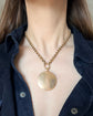 VICTORIAN 15CT GOLD LARGE SCALE LOCKET