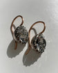 19TH CENTURY PASTE SINGLE STONE EARRINGS