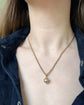VICTORIAN 15CT GOLD & TURQUOISE MINI ORB PENDANT