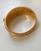 CHUNKY VICTORIAN BANDED AGATE FLUSH SET RING