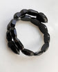 VICTORIAN WHITBY JET ACORN BANGLE
