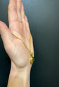 VICTORIAN SCARAB BEETLE & 15CT GOLD PENDANT