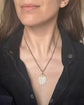ANTIQUE 15CT GOLD & PLATINUM OVAL LOCKET