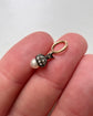 VICTORIAN DIAMOND & PEARL MINI ACORN PENDANT