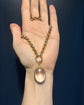 VICTORIAN LARGE ROCK CRYSTAL & 15CT GOLD LOCKET