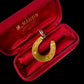 VICTORIAN 15CT GOLD HORSESHOE PENDANT
