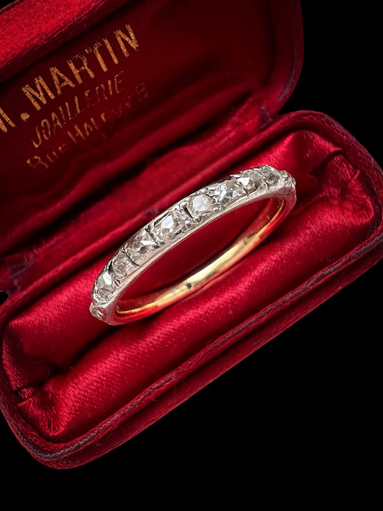 GEORGIAN DIAMOND ETERNITY RING
