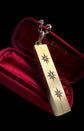 VICTORIAN 15CT GOLD & DIAMOND INGOT PENDANT