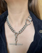VINTAGE LARGE SCALE SILVER CHAIN EXTENDER / CLASP
