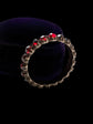 GEORGIAN FACETED GARNET ETERNITY RING