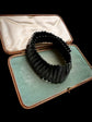 VICTORIAN WHITBY JET GEOMETRIC COLLAR NECKLACE