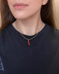 EARLY 19TH CENTURY CORAL DEERS LEG PENDANT