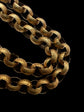 GEORGIAN 15CT GOLD STUDDED BELCHER CHAIN