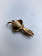 GEORGIAN 15CT GOLD HAND CLASP / PENDANT