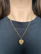 GEORGIAN 15CT GOLD HEART LOCKET