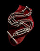 ANTIQUE SILVER PAPERCLIP ALBERT CHAIN