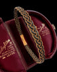 ANTIQUE PLAITED ELEPHANT HAIR & 9CT GOLD BANGLE