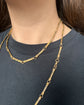 EARLY 19TH CENTURY 18CT GOLD & SWISS ENAMEL CHAIN