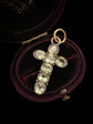 VICTORIAN CHRYSOBERYL CROSS PENDANT