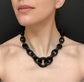 VICTORIAN CHUNKY WHITBY JET CHAIN NECKLACE