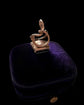 ANTIQUE 9CT GOLD MINI SNAKE FOB PENDANT