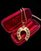 VICTORIAN DIAMOND & 15CT GOLD HORSESHOE PENDANT