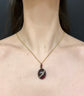 LARGE VICTORIAN GARNET & DIAMOND PENDANT