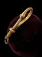 VICTORIAN 15CT GOLD LATGE SNAKE DOG CLIP