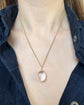 VICTORIAN ROCK CRYSTAL & 9CT GOLD ‘POOL OF LIGHT’ / ORB PENDANT