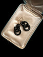 VICTORIAN JET CHAIN EARRINGS